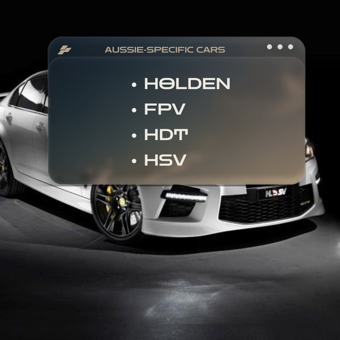 Aussie-Specific Cars