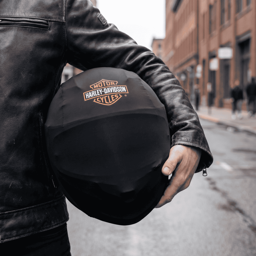 Custom Motorcycle Helmet Cover